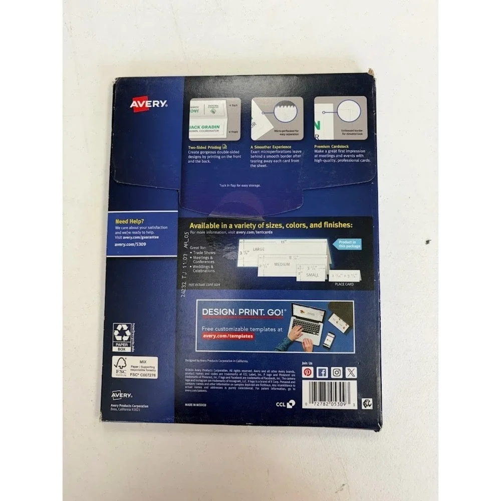 Avery product pack